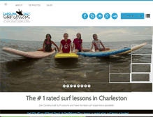 Tablet Screenshot of carolinasaltsurflessons.com